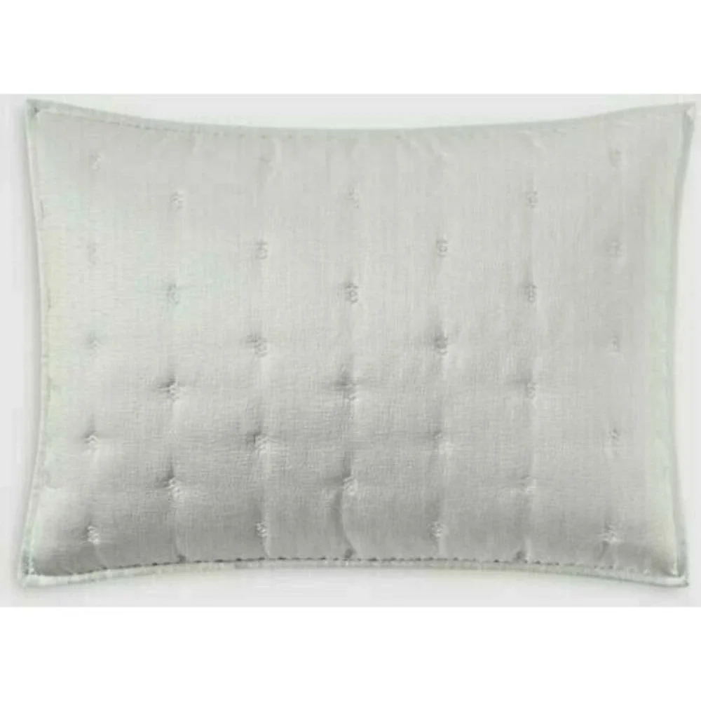 Hudson Park Nouveau King Quilted Ivory Pillow Sham‎ 20 X 36 Retail $140 nwt